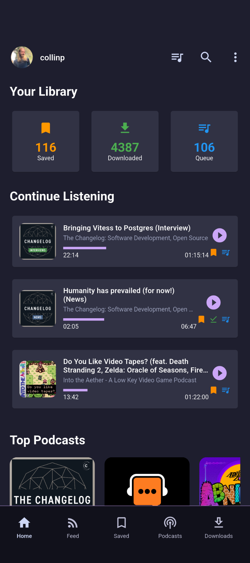 PinePods Android App